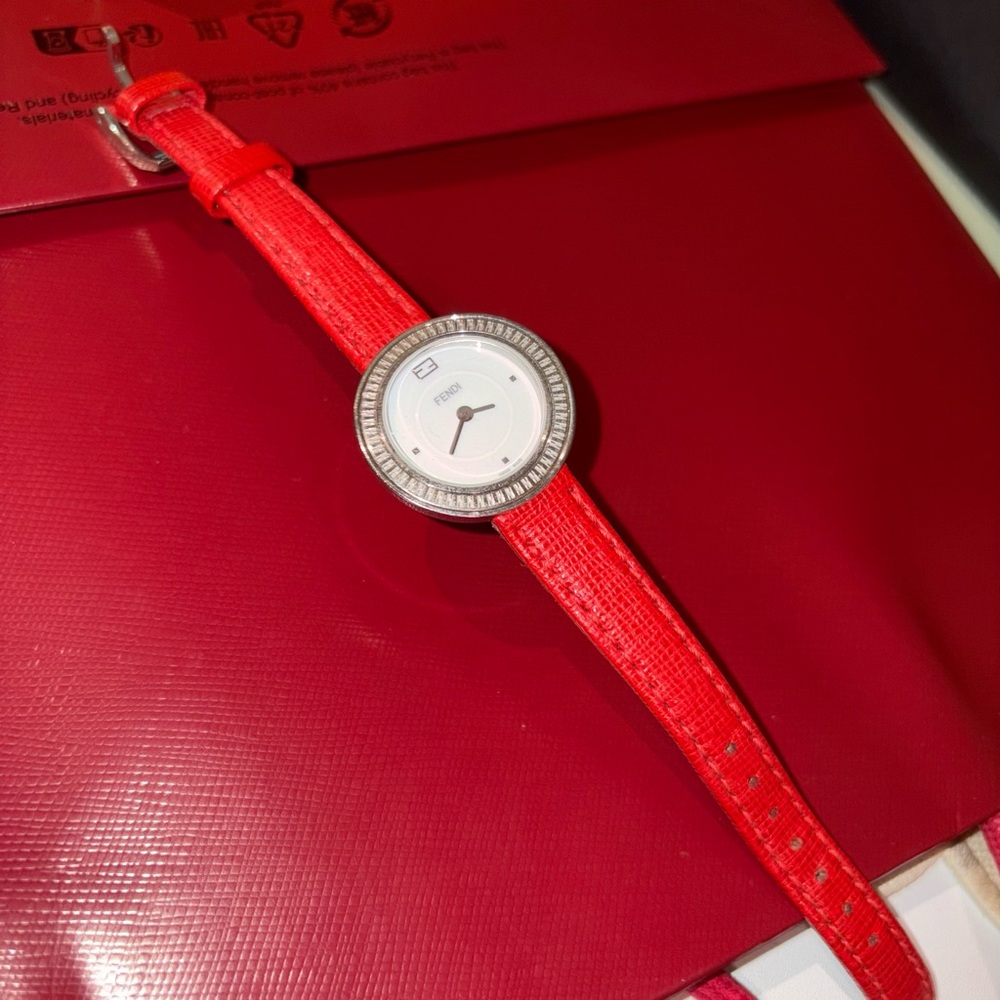 Fendi Watch with Silver Accents